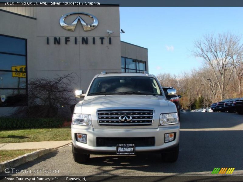 Silver Indulgence / Graphite 2010 Infiniti QX 56 4WD