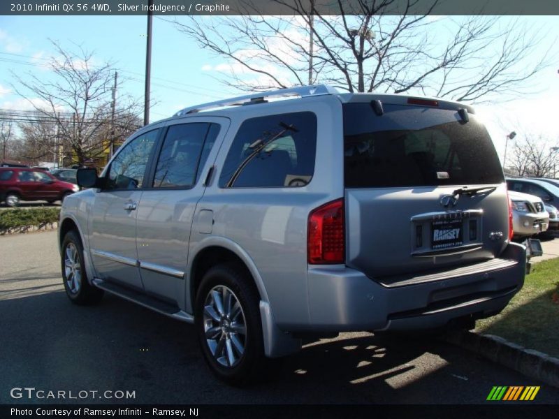 Silver Indulgence / Graphite 2010 Infiniti QX 56 4WD