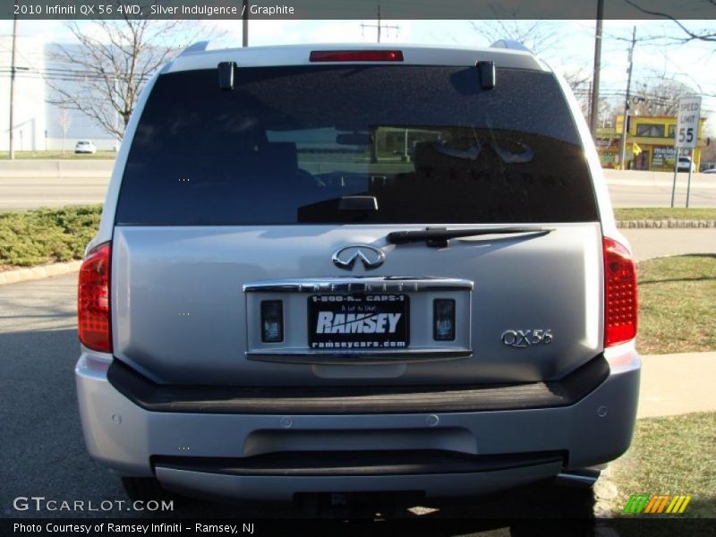 Silver Indulgence / Graphite 2010 Infiniti QX 56 4WD