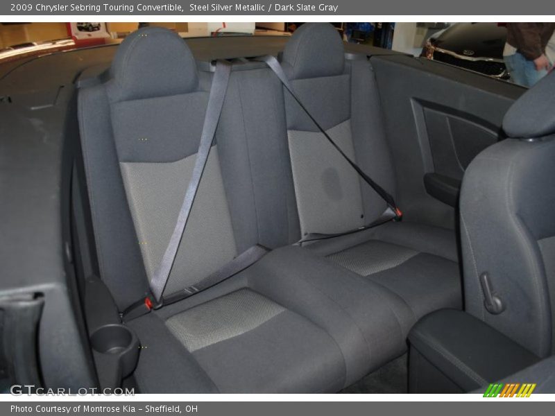 Steel Silver Metallic / Dark Slate Gray 2009 Chrysler Sebring Touring Convertible