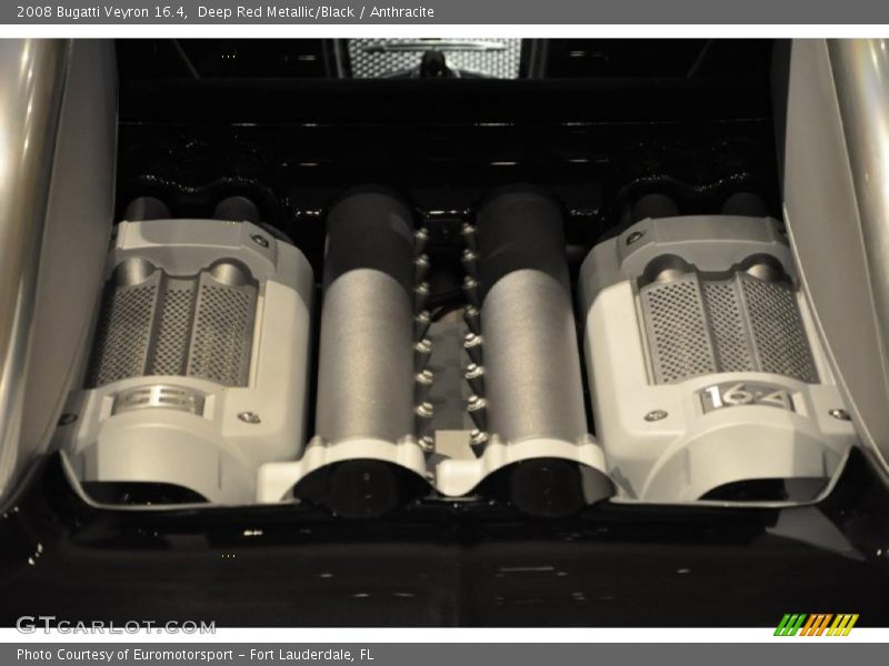  2008 Veyron 16.4 Engine - 8.0 Liter Quad-Turbocharged DOHC 64-Valve VVT W16