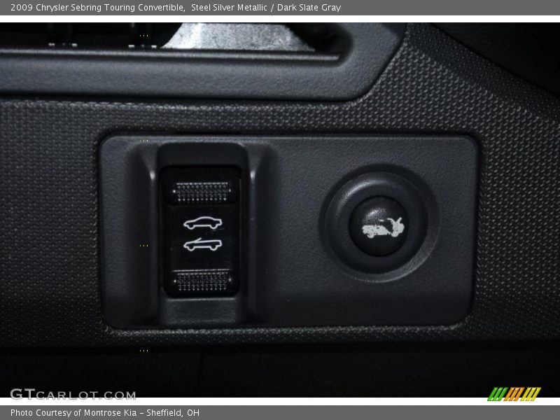 Steel Silver Metallic / Dark Slate Gray 2009 Chrysler Sebring Touring Convertible