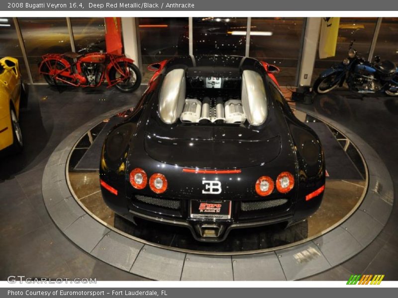Deep Red Metallic/Black / Anthracite 2008 Bugatti Veyron 16.4