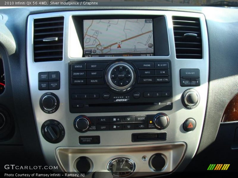 Navigation of 2010 QX 56 4WD