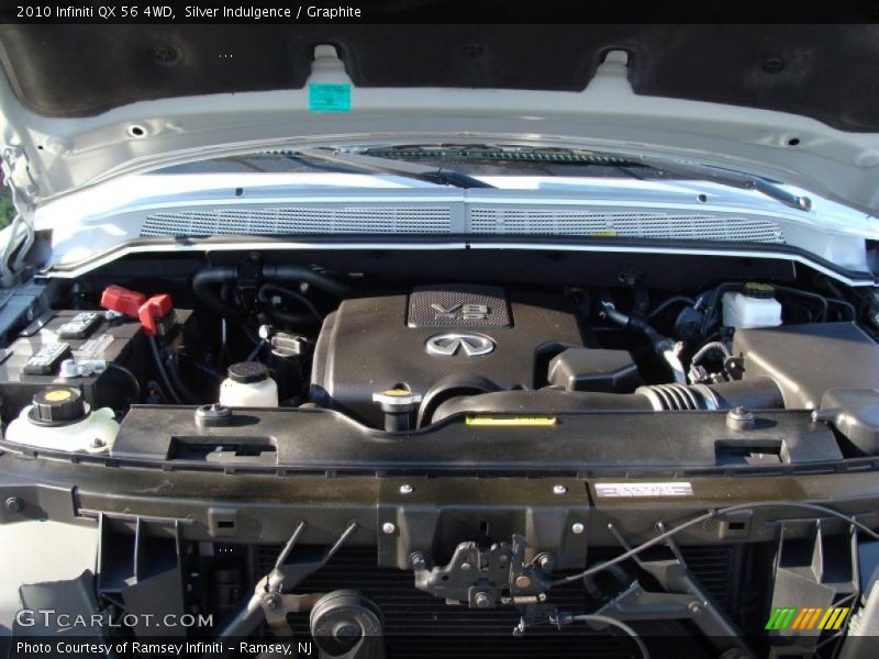  2010 QX 56 4WD Engine - 5.6 Liter DOHC 32-Valve V8