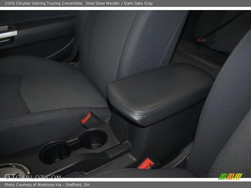 Steel Silver Metallic / Dark Slate Gray 2009 Chrysler Sebring Touring Convertible