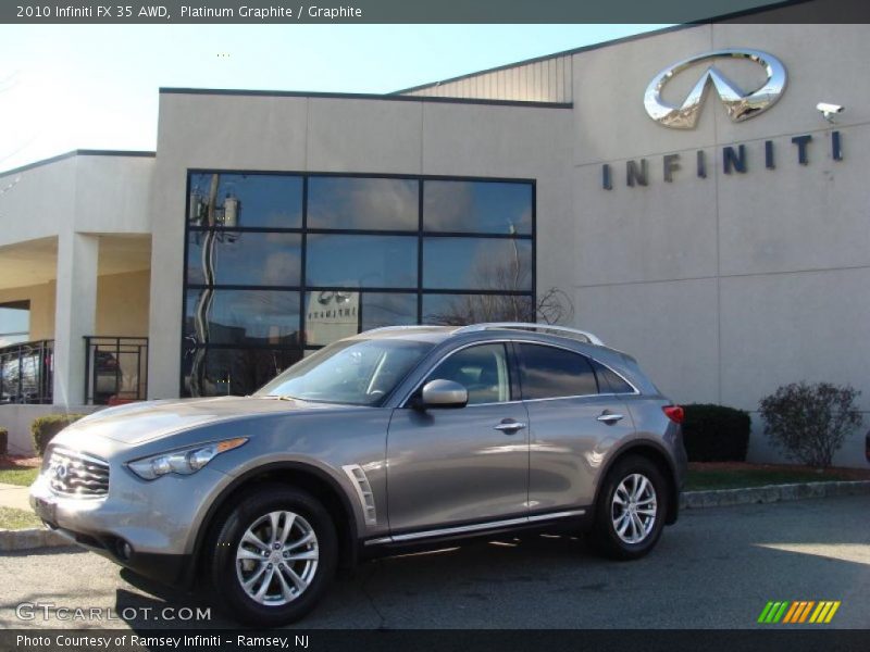 Platinum Graphite / Graphite 2010 Infiniti FX 35 AWD