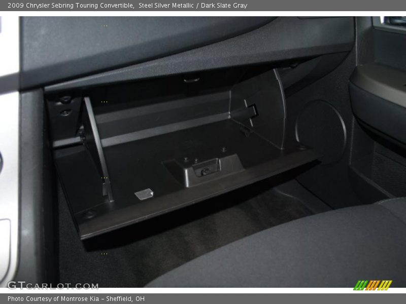 Steel Silver Metallic / Dark Slate Gray 2009 Chrysler Sebring Touring Convertible