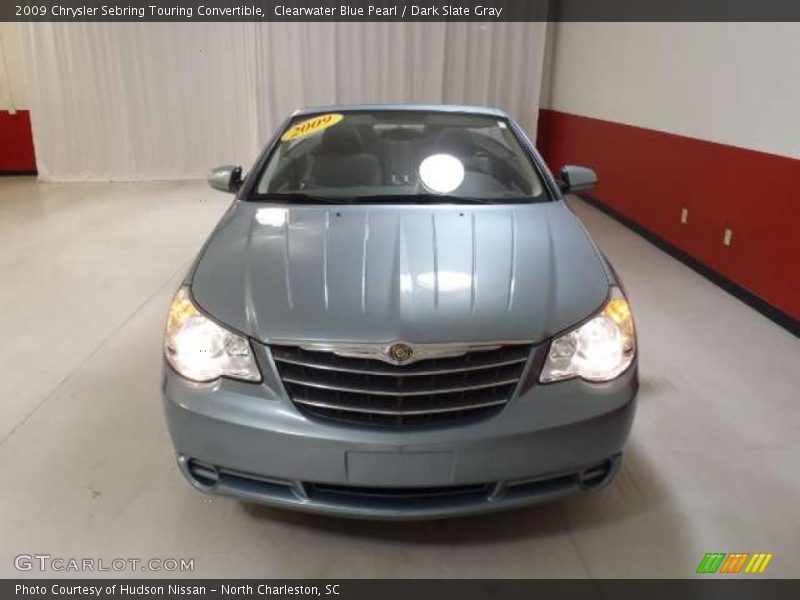 Clearwater Blue Pearl / Dark Slate Gray 2009 Chrysler Sebring Touring Convertible