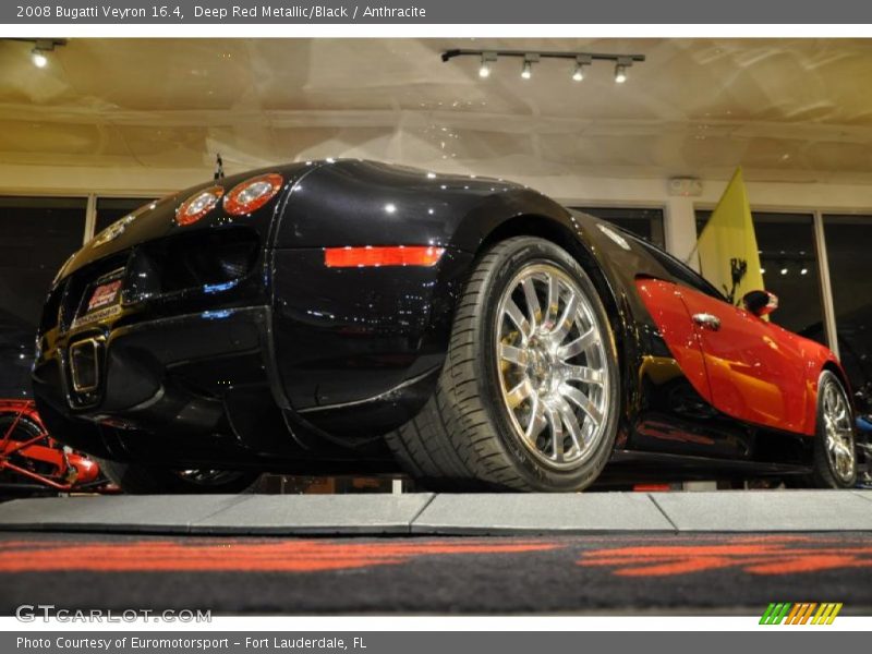Deep Red Metallic/Black / Anthracite 2008 Bugatti Veyron 16.4