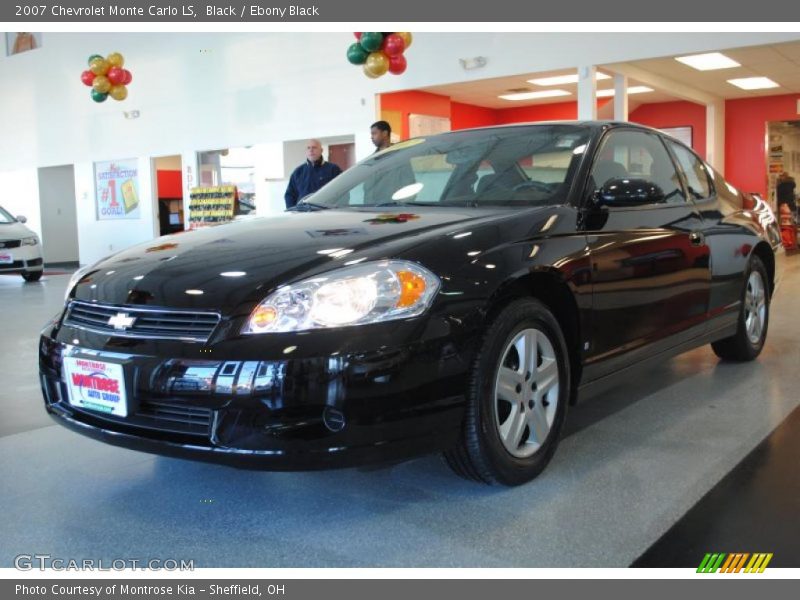 Black / Ebony Black 2007 Chevrolet Monte Carlo LS