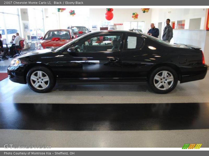 Black / Ebony Black 2007 Chevrolet Monte Carlo LS
