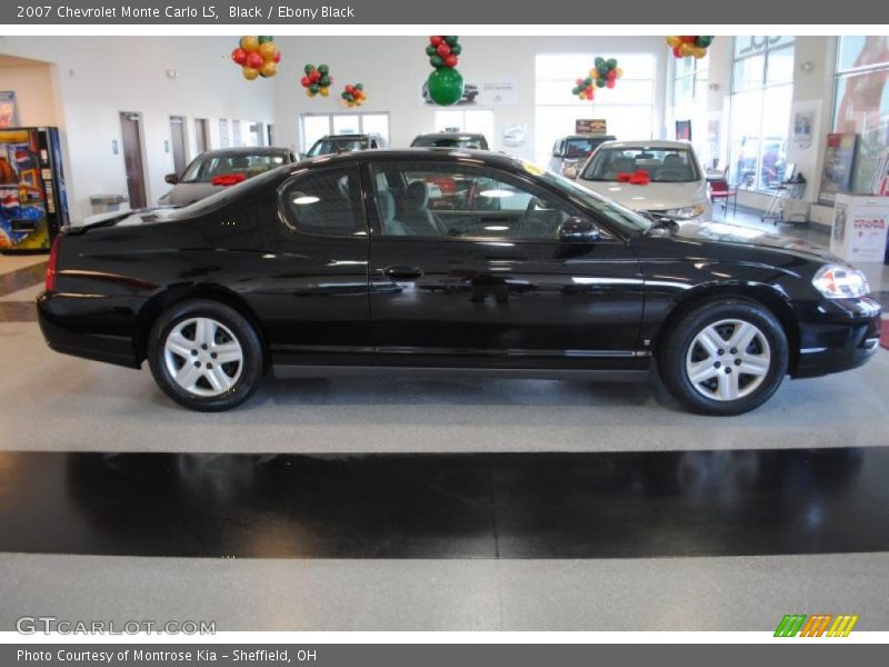 Black / Ebony Black 2007 Chevrolet Monte Carlo LS