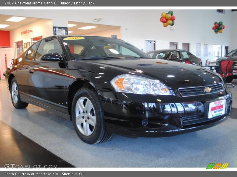 Black / Ebony Black 2007 Chevrolet Monte Carlo LS