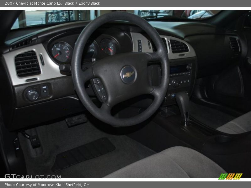 Black / Ebony Black 2007 Chevrolet Monte Carlo LS