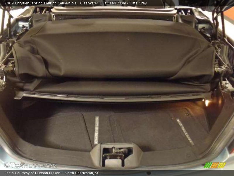 Clearwater Blue Pearl / Dark Slate Gray 2009 Chrysler Sebring Touring Convertible