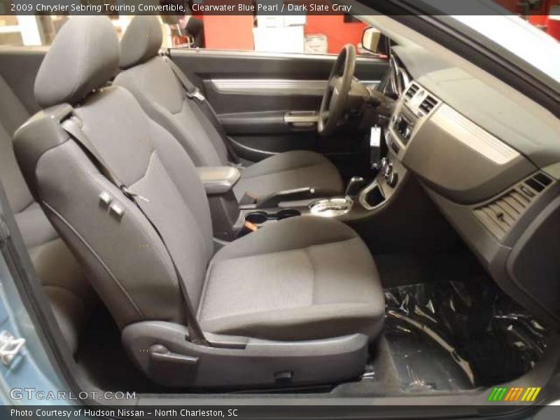 Clearwater Blue Pearl / Dark Slate Gray 2009 Chrysler Sebring Touring Convertible