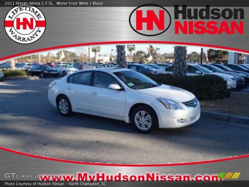 Winter Frost White / Blond 2011 Nissan Altima 2.5 SL