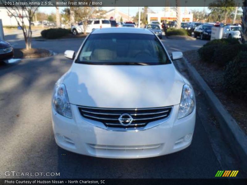 Winter Frost White / Blond 2011 Nissan Altima 2.5 SL