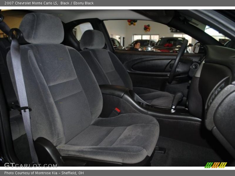  2007 Monte Carlo LS Ebony Black Interior