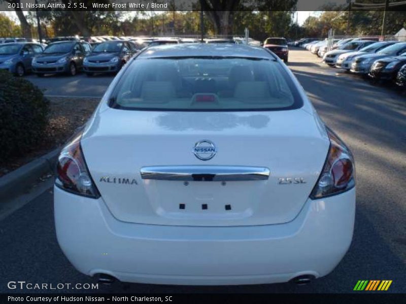 Winter Frost White / Blond 2011 Nissan Altima 2.5 SL