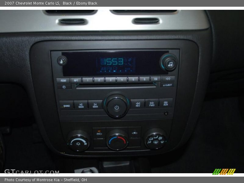 Black / Ebony Black 2007 Chevrolet Monte Carlo LS