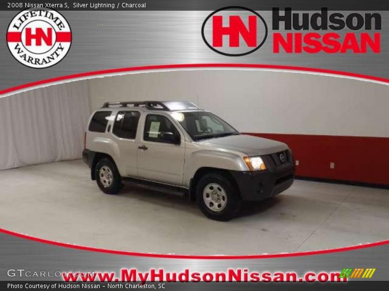 Silver Lightning / Charcoal 2008 Nissan Xterra S
