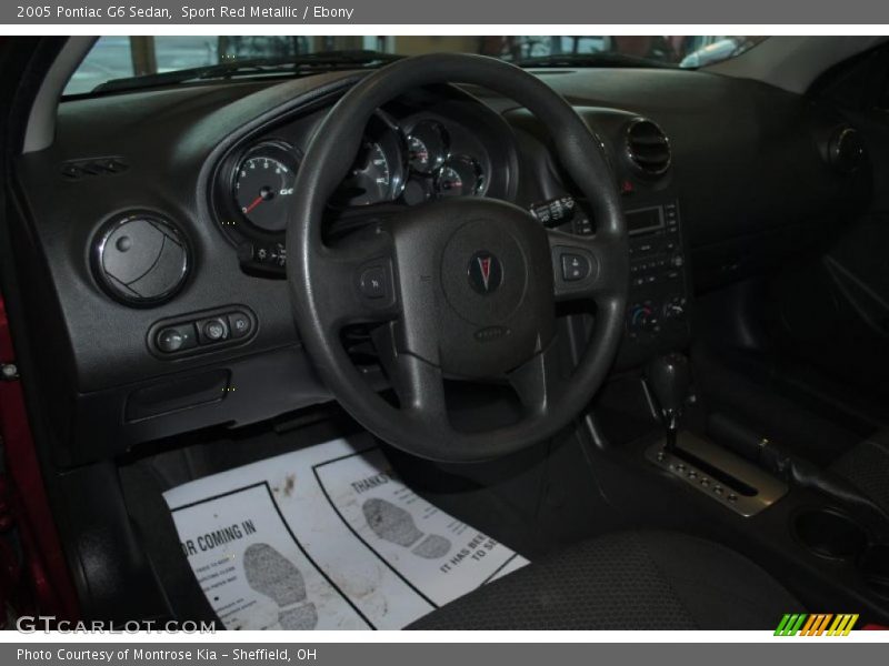 Sport Red Metallic / Ebony 2005 Pontiac G6 Sedan