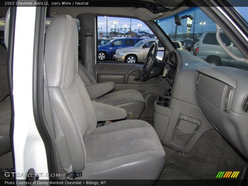 Ivory White / Neutral 2002 Chevrolet Astro LS