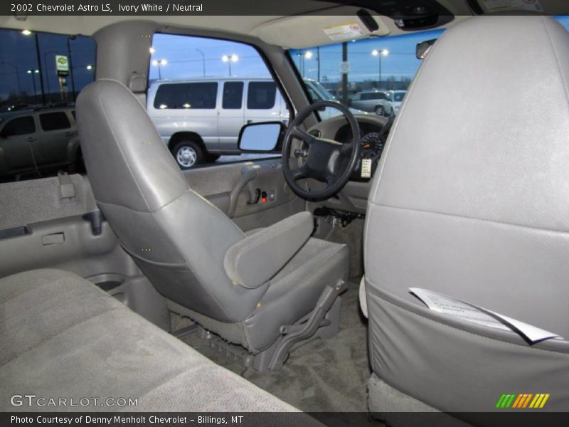 Ivory White / Neutral 2002 Chevrolet Astro LS