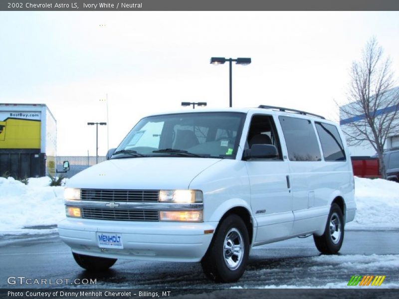 Ivory White / Neutral 2002 Chevrolet Astro LS
