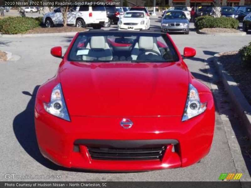 Solid Red / Gray Leather 2010 Nissan 370Z Touring Roadster