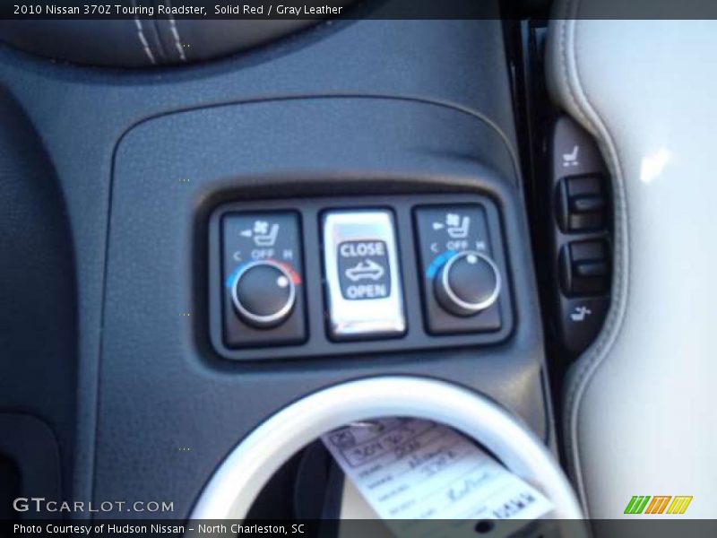Solid Red / Gray Leather 2010 Nissan 370Z Touring Roadster