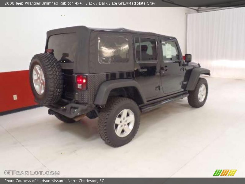 Black / Dark Slate Gray/Med Slate Gray 2008 Jeep Wrangler Unlimited Rubicon 4x4