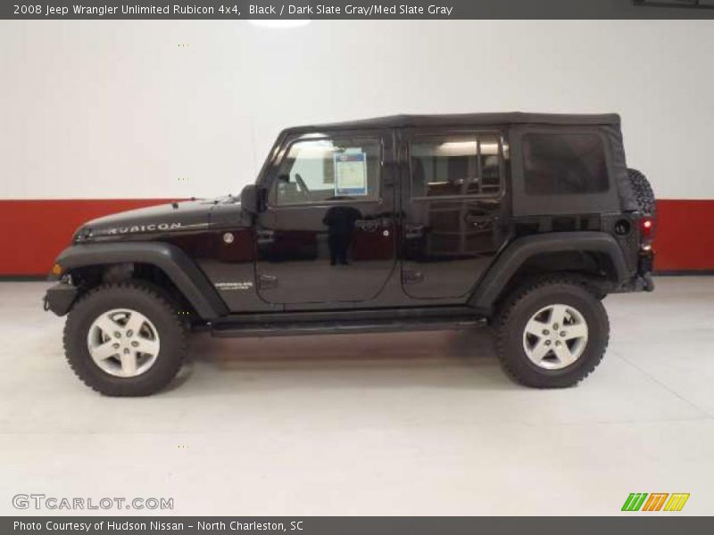 Black / Dark Slate Gray/Med Slate Gray 2008 Jeep Wrangler Unlimited Rubicon 4x4