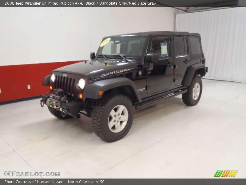 Black / Dark Slate Gray/Med Slate Gray 2008 Jeep Wrangler Unlimited Rubicon 4x4