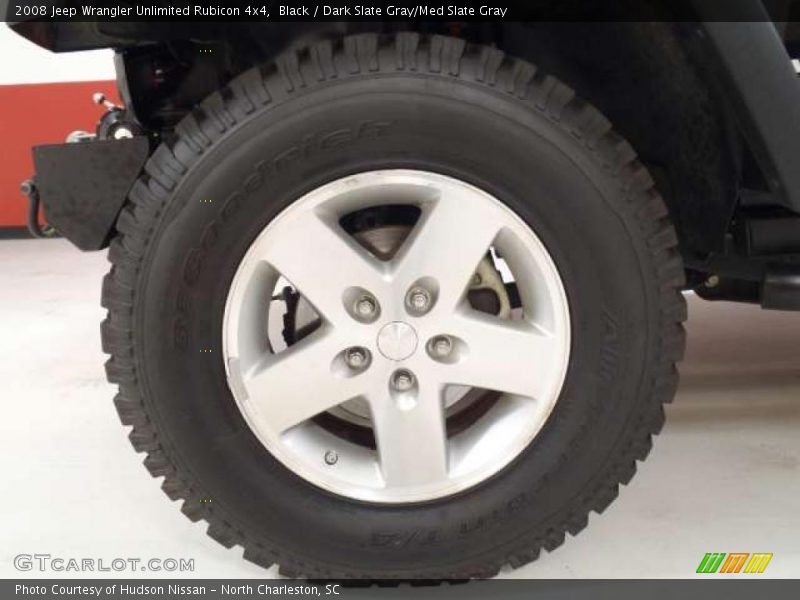 Black / Dark Slate Gray/Med Slate Gray 2008 Jeep Wrangler Unlimited Rubicon 4x4