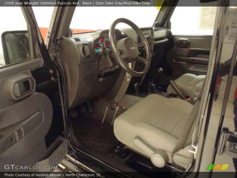 Black / Dark Slate Gray/Med Slate Gray 2008 Jeep Wrangler Unlimited Rubicon 4x4