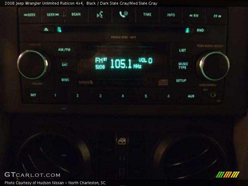 Black / Dark Slate Gray/Med Slate Gray 2008 Jeep Wrangler Unlimited Rubicon 4x4