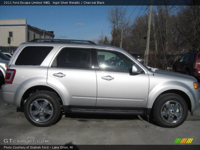Ingot Silver Metallic / Charcoal Black 2011 Ford Escape Limited 4WD