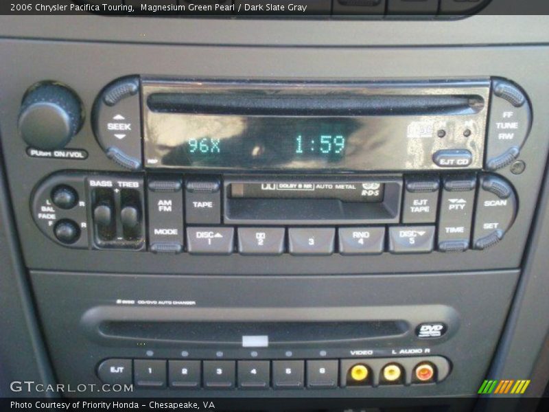 Controls of 2006 Pacifica Touring