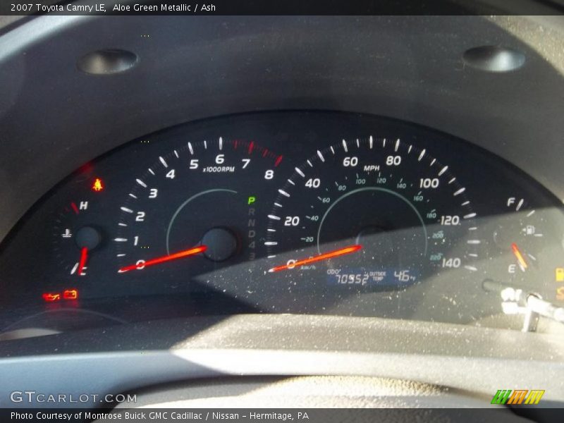 Aloe Green Metallic / Ash 2007 Toyota Camry LE