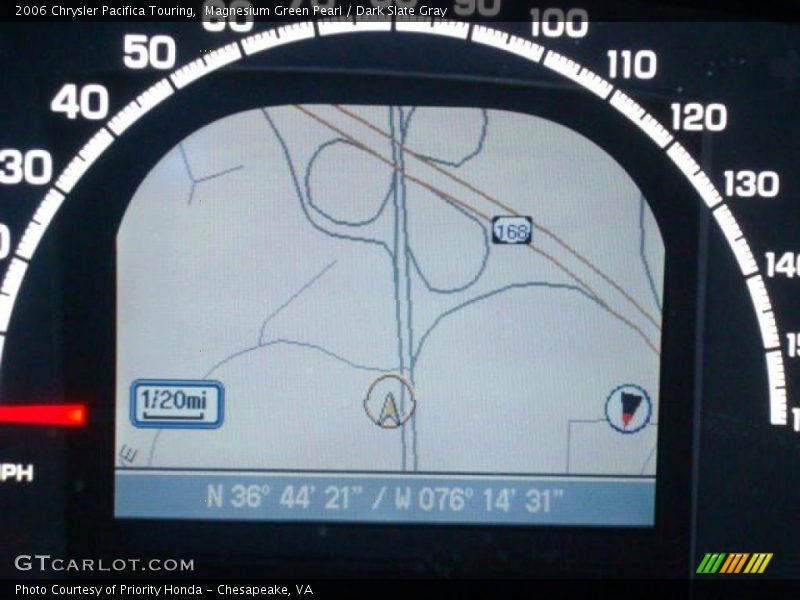 Navigation of 2006 Pacifica Touring