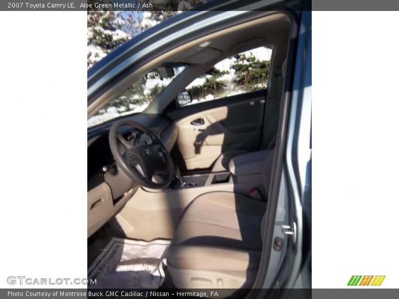 Aloe Green Metallic / Ash 2007 Toyota Camry LE