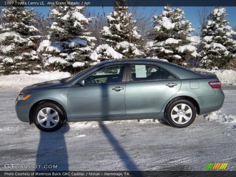 Aloe Green Metallic / Ash 2007 Toyota Camry LE