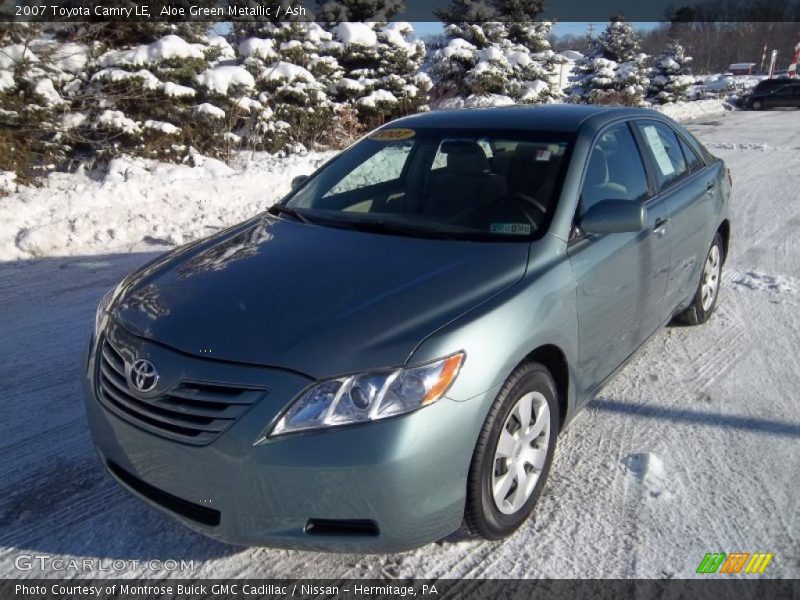 Aloe Green Metallic / Ash 2007 Toyota Camry LE