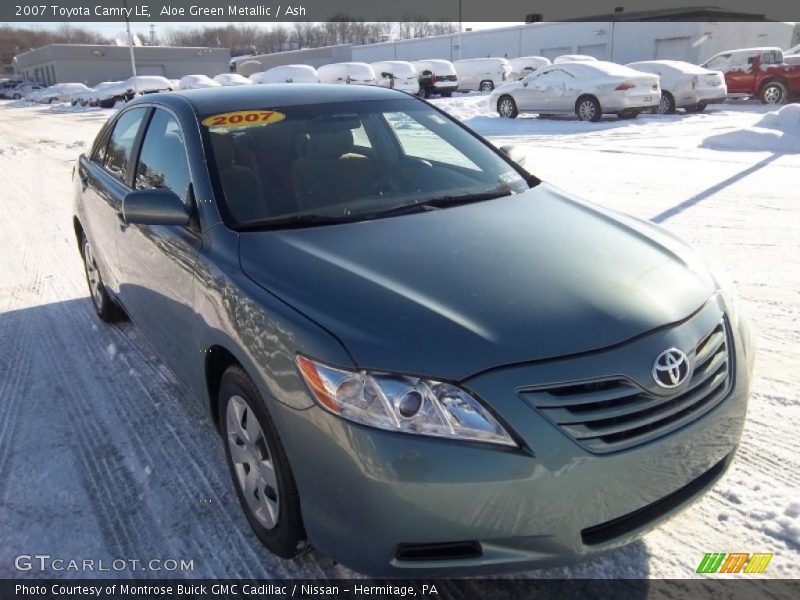 Aloe Green Metallic / Ash 2007 Toyota Camry LE