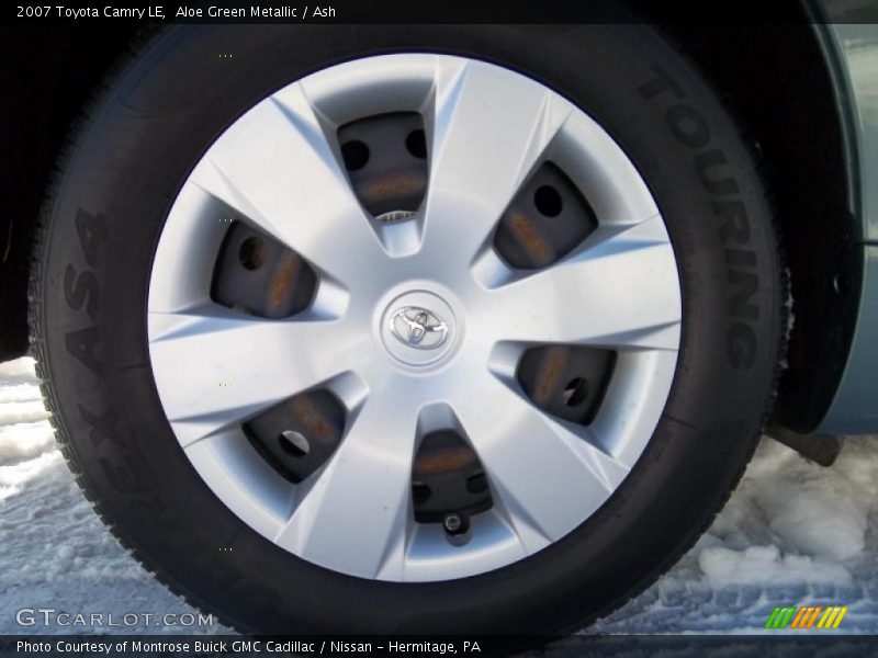Aloe Green Metallic / Ash 2007 Toyota Camry LE
