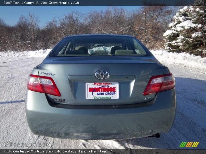 Aloe Green Metallic / Ash 2007 Toyota Camry LE