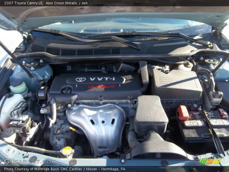 Aloe Green Metallic / Ash 2007 Toyota Camry LE